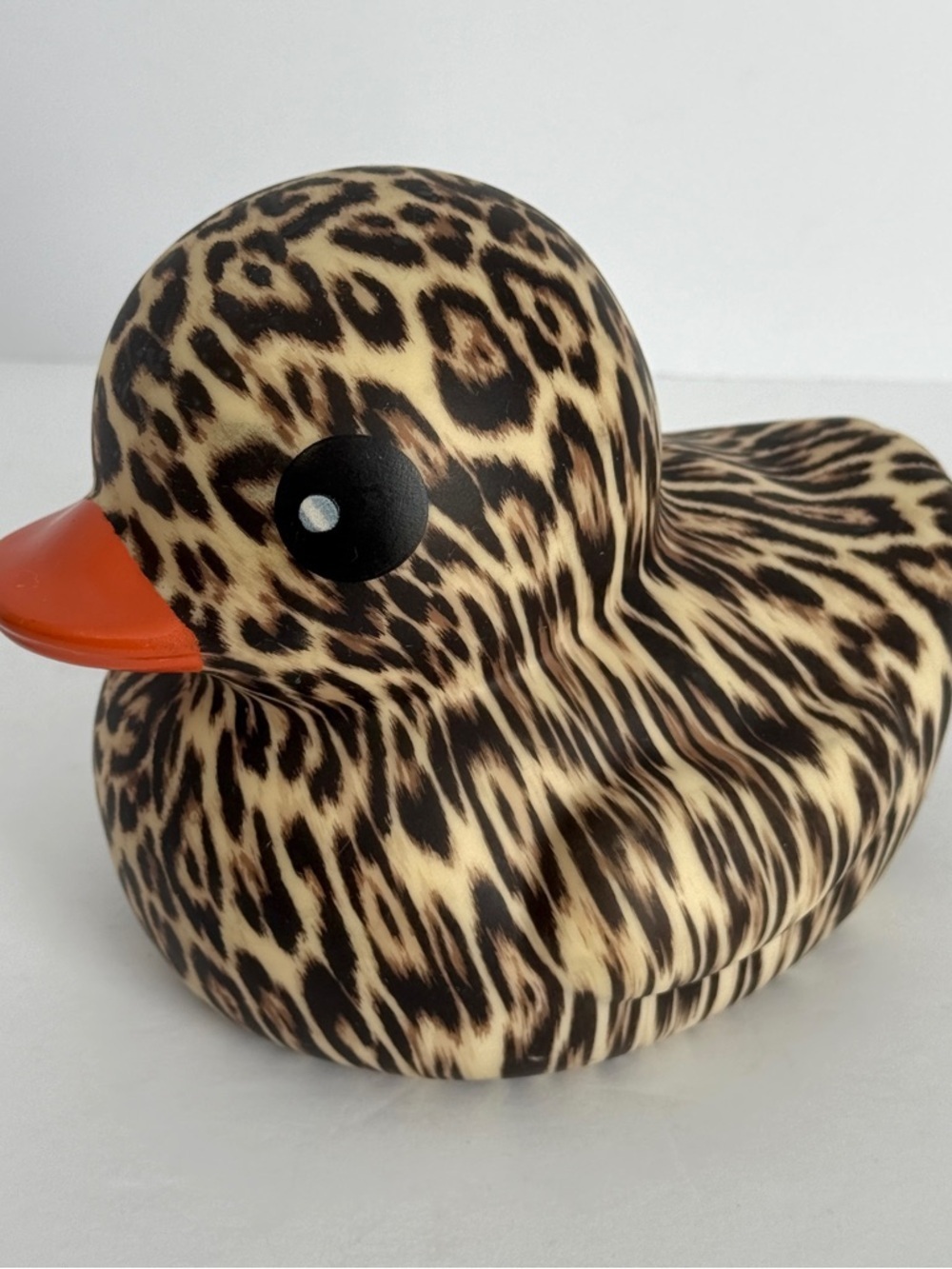 Leopard Rubber Duck Kids Toy - Floats in Water - Picture 2 of 8